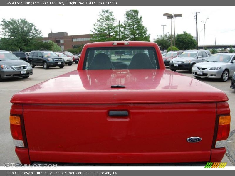 Bright Red / Medium Graphite 1999 Ford Ranger XL Regular Cab