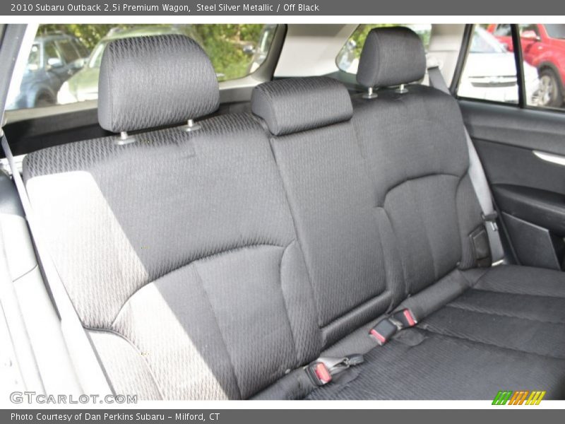 Steel Silver Metallic / Off Black 2010 Subaru Outback 2.5i Premium Wagon