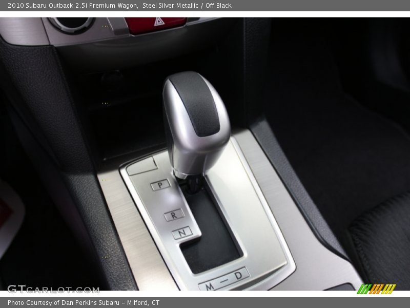  2010 Outback 2.5i Premium Wagon Lineartronic CVT Automatic Shifter