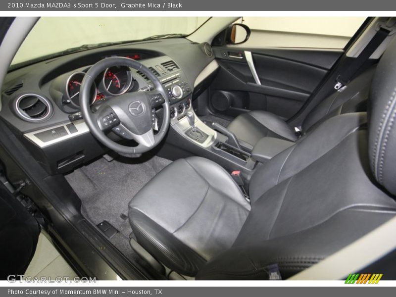 Black Interior - 2010 MAZDA3 s Sport 5 Door 