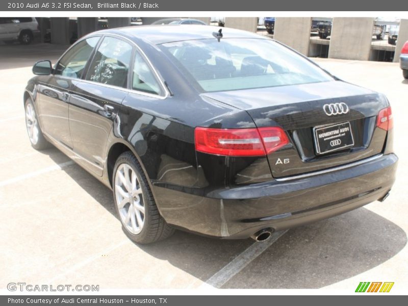Brilliant Black / Black 2010 Audi A6 3.2 FSI Sedan
