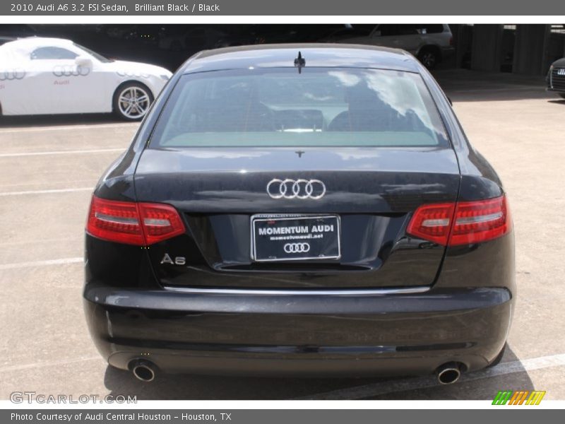Brilliant Black / Black 2010 Audi A6 3.2 FSI Sedan
