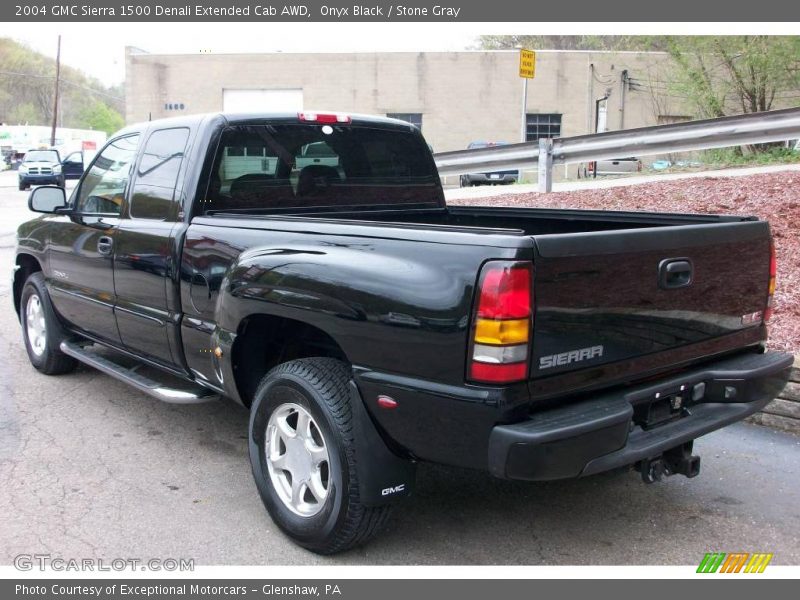 Onyx Black / Stone Gray 2004 GMC Sierra 1500 Denali Extended Cab AWD