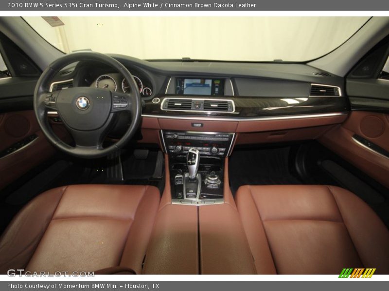 Alpine White / Cinnamon Brown Dakota Leather 2010 BMW 5 Series 535i Gran Turismo