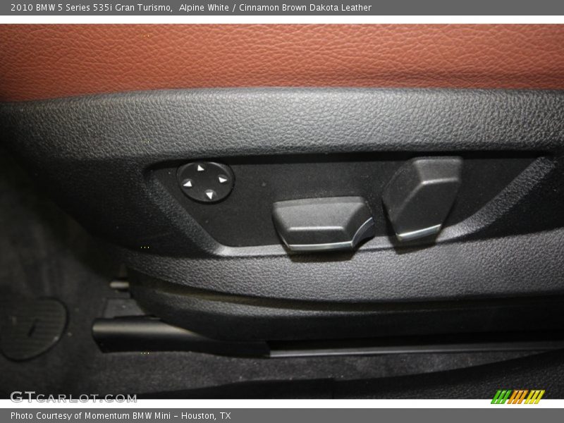 Alpine White / Cinnamon Brown Dakota Leather 2010 BMW 5 Series 535i Gran Turismo