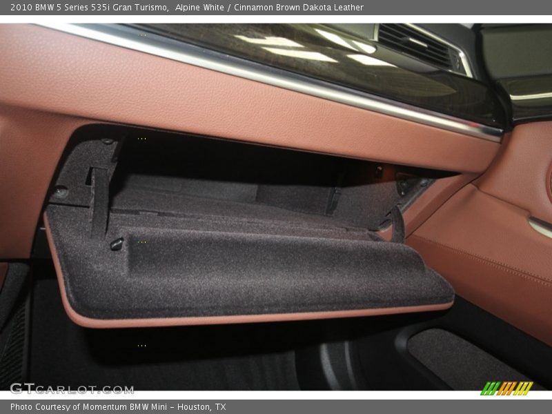 Alpine White / Cinnamon Brown Dakota Leather 2010 BMW 5 Series 535i Gran Turismo