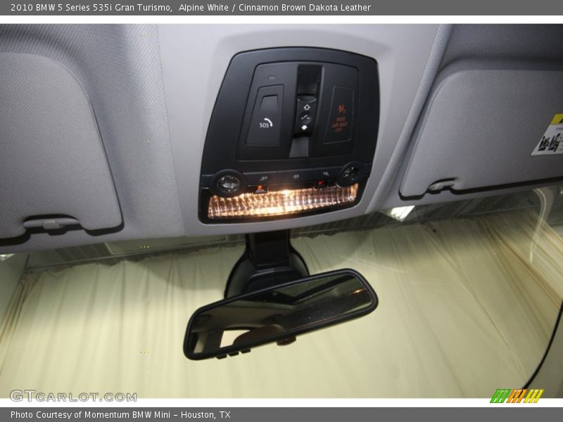 Alpine White / Cinnamon Brown Dakota Leather 2010 BMW 5 Series 535i Gran Turismo