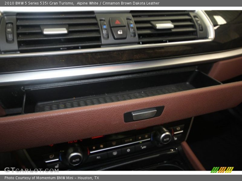 Alpine White / Cinnamon Brown Dakota Leather 2010 BMW 5 Series 535i Gran Turismo