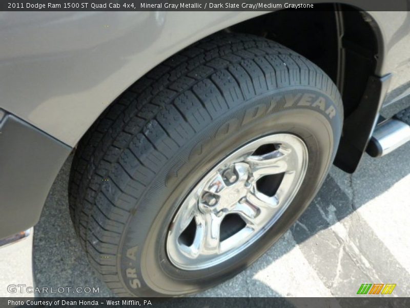 Mineral Gray Metallic / Dark Slate Gray/Medium Graystone 2011 Dodge Ram 1500 ST Quad Cab 4x4