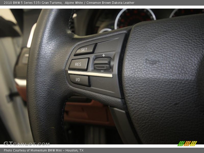 Alpine White / Cinnamon Brown Dakota Leather 2010 BMW 5 Series 535i Gran Turismo