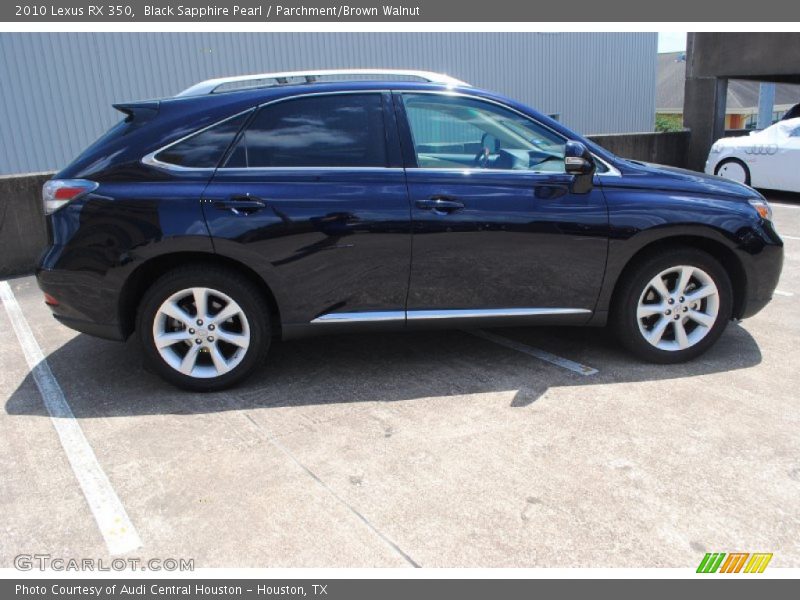 Black Sapphire Pearl / Parchment/Brown Walnut 2010 Lexus RX 350