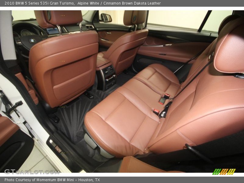 Alpine White / Cinnamon Brown Dakota Leather 2010 BMW 5 Series 535i Gran Turismo