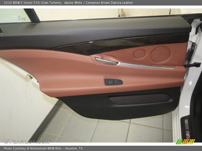 Alpine White / Cinnamon Brown Dakota Leather 2010 BMW 5 Series 535i Gran Turismo