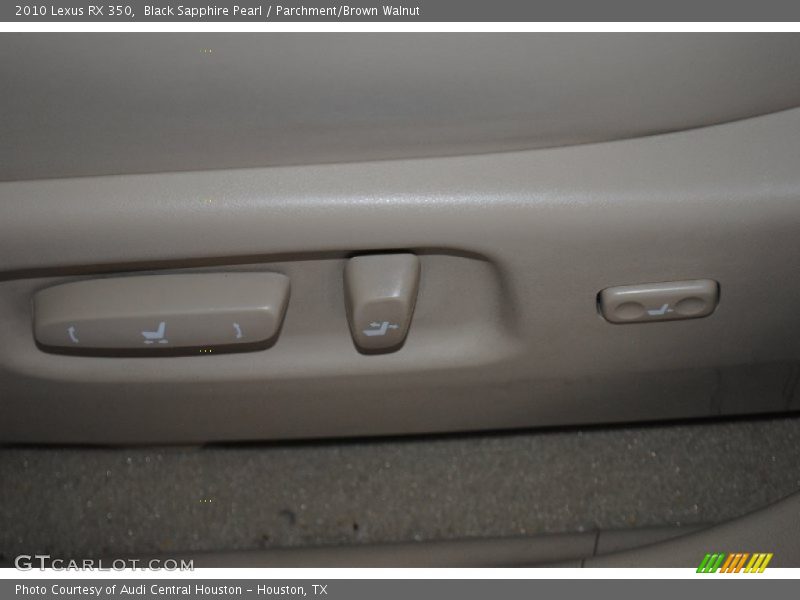 Black Sapphire Pearl / Parchment/Brown Walnut 2010 Lexus RX 350