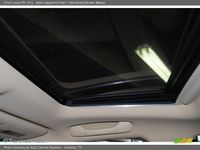 Black Sapphire Pearl / Parchment/Brown Walnut 2010 Lexus RX 350