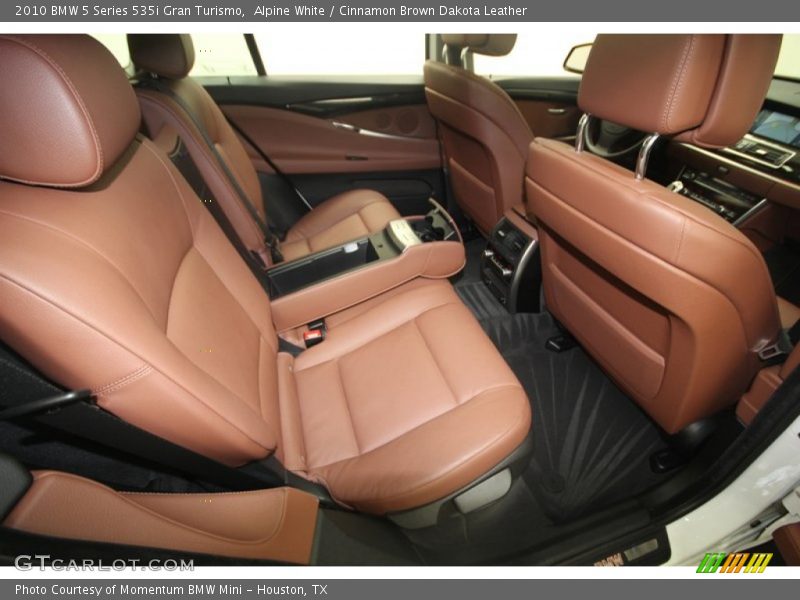 Alpine White / Cinnamon Brown Dakota Leather 2010 BMW 5 Series 535i Gran Turismo