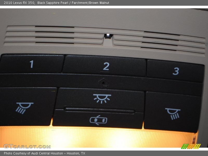 Black Sapphire Pearl / Parchment/Brown Walnut 2010 Lexus RX 350