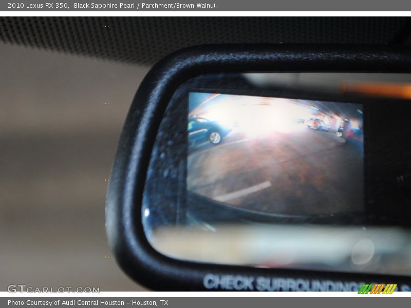Black Sapphire Pearl / Parchment/Brown Walnut 2010 Lexus RX 350
