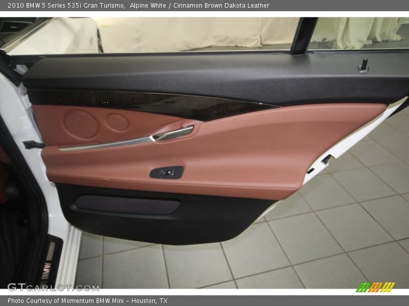Alpine White / Cinnamon Brown Dakota Leather 2010 BMW 5 Series 535i Gran Turismo