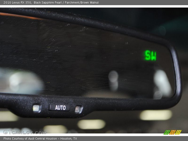 Black Sapphire Pearl / Parchment/Brown Walnut 2010 Lexus RX 350
