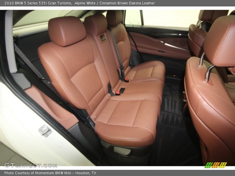 Alpine White / Cinnamon Brown Dakota Leather 2010 BMW 5 Series 535i Gran Turismo