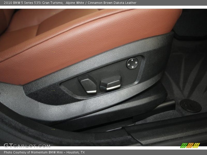 Alpine White / Cinnamon Brown Dakota Leather 2010 BMW 5 Series 535i Gran Turismo