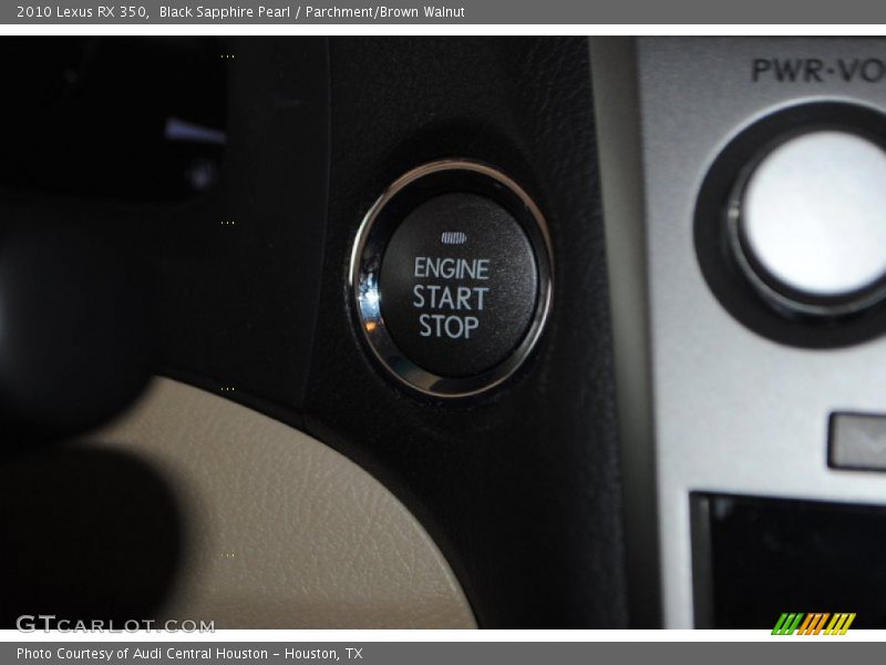 Black Sapphire Pearl / Parchment/Brown Walnut 2010 Lexus RX 350