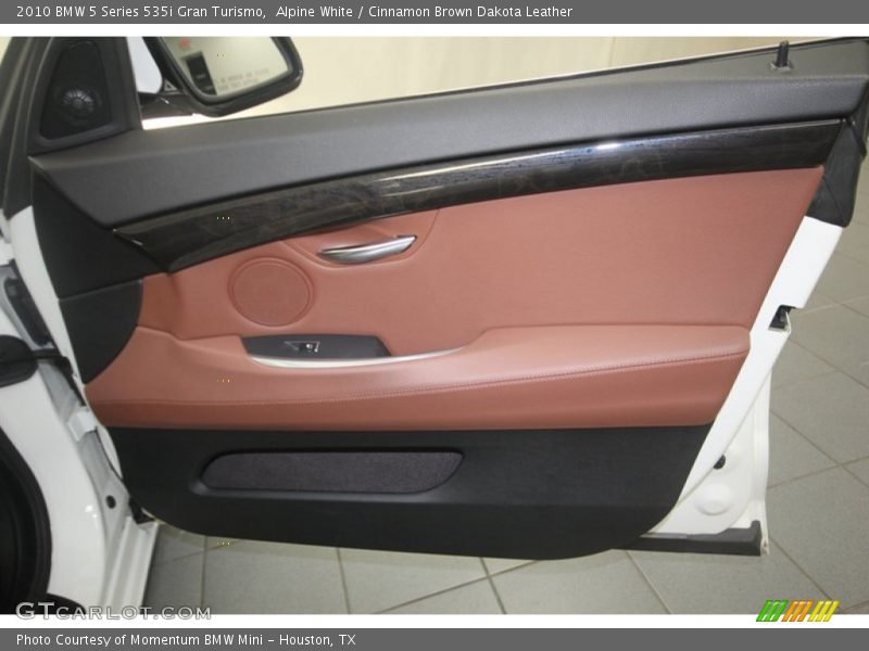 Alpine White / Cinnamon Brown Dakota Leather 2010 BMW 5 Series 535i Gran Turismo