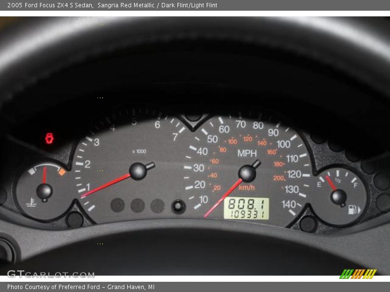  2005 Focus ZX4 S Sedan ZX4 S Sedan Gauges