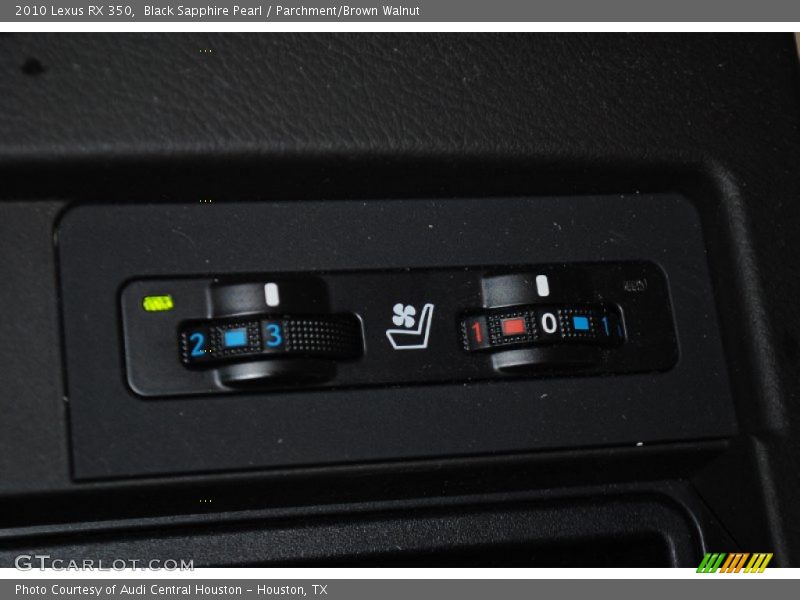 Black Sapphire Pearl / Parchment/Brown Walnut 2010 Lexus RX 350
