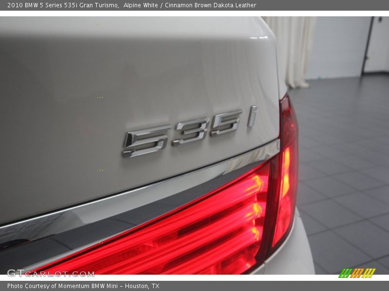 Alpine White / Cinnamon Brown Dakota Leather 2010 BMW 5 Series 535i Gran Turismo