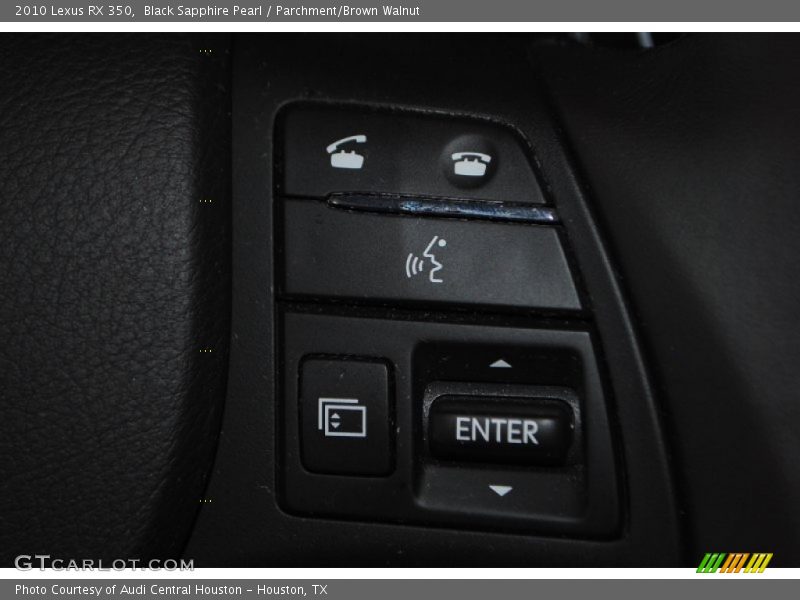 Black Sapphire Pearl / Parchment/Brown Walnut 2010 Lexus RX 350