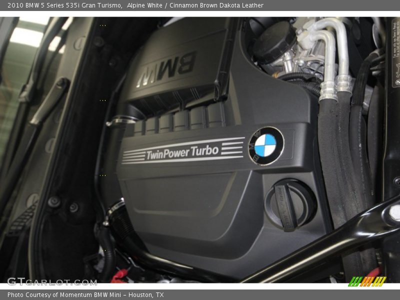 Alpine White / Cinnamon Brown Dakota Leather 2010 BMW 5 Series 535i Gran Turismo