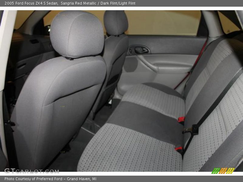Rear Seat of 2005 Focus ZX4 S Sedan