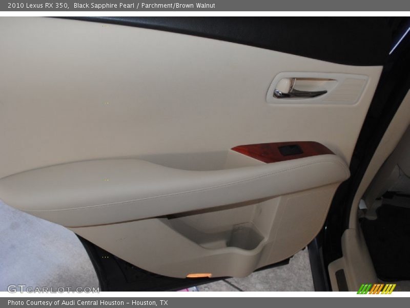 Black Sapphire Pearl / Parchment/Brown Walnut 2010 Lexus RX 350