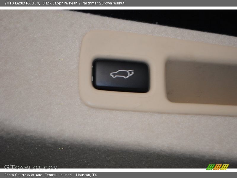 Black Sapphire Pearl / Parchment/Brown Walnut 2010 Lexus RX 350