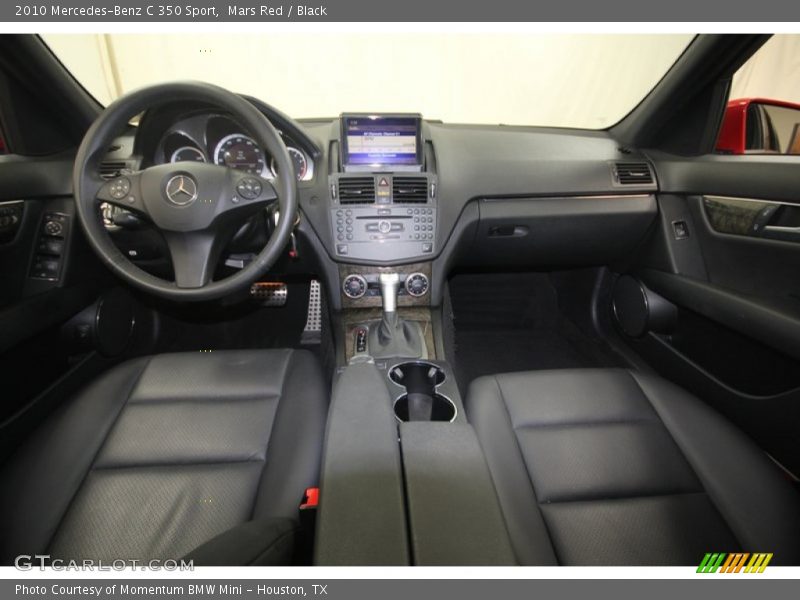 Mars Red / Black 2010 Mercedes-Benz C 350 Sport