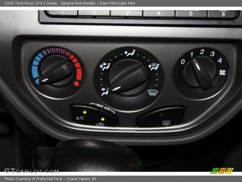 Sangria Red Metallic / Dark Flint/Light Flint 2005 Ford Focus ZX4 S Sedan