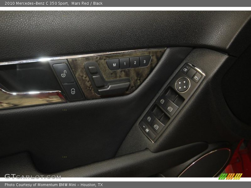 Mars Red / Black 2010 Mercedes-Benz C 350 Sport