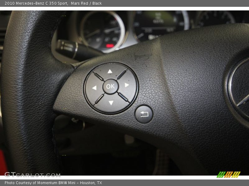 Mars Red / Black 2010 Mercedes-Benz C 350 Sport