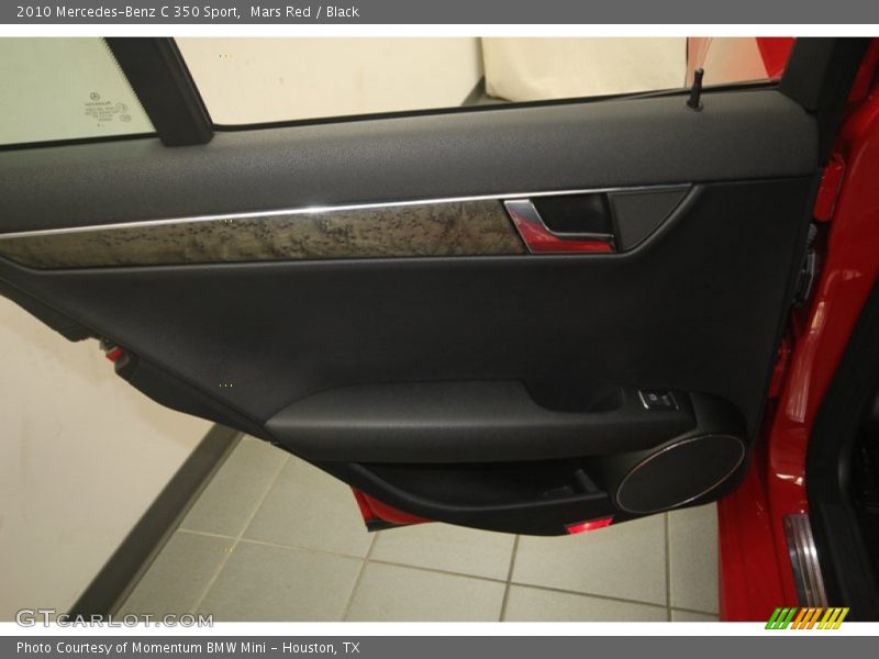 Mars Red / Black 2010 Mercedes-Benz C 350 Sport