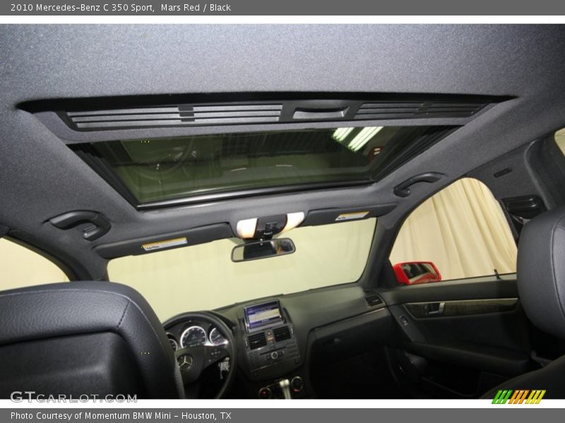 Mars Red / Black 2010 Mercedes-Benz C 350 Sport