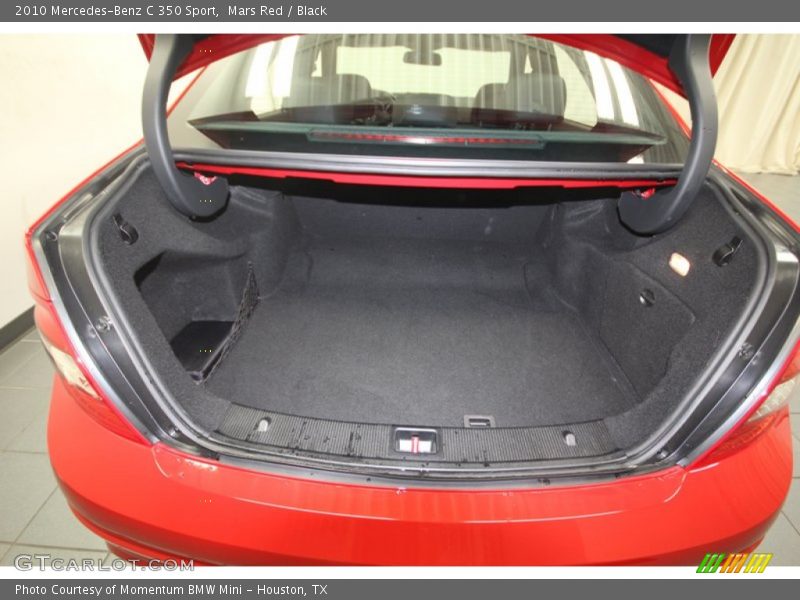 Mars Red / Black 2010 Mercedes-Benz C 350 Sport