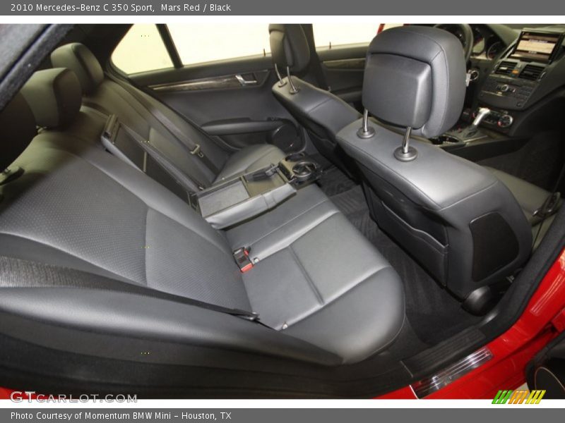 Mars Red / Black 2010 Mercedes-Benz C 350 Sport