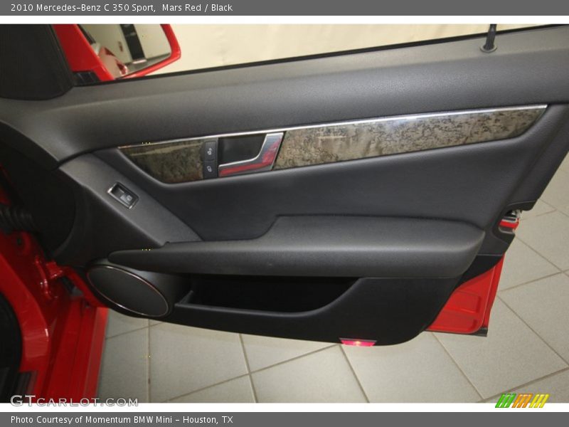 Mars Red / Black 2010 Mercedes-Benz C 350 Sport
