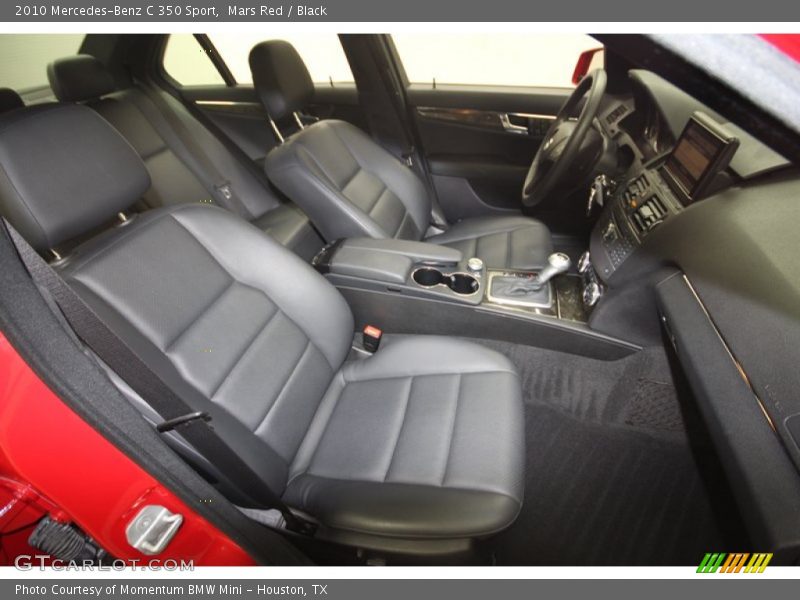 Mars Red / Black 2010 Mercedes-Benz C 350 Sport