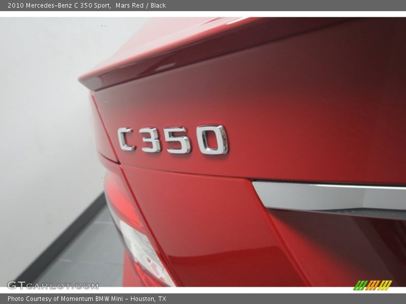 Mars Red / Black 2010 Mercedes-Benz C 350 Sport