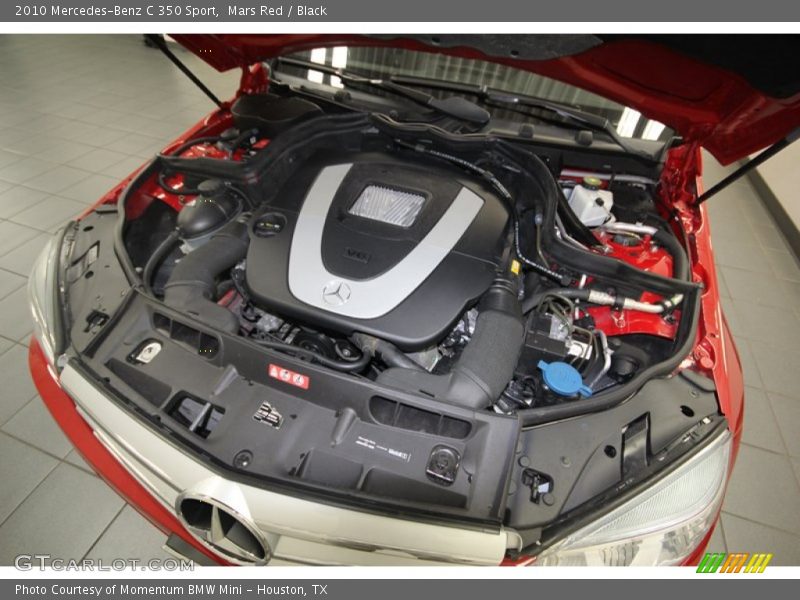 Mars Red / Black 2010 Mercedes-Benz C 350 Sport