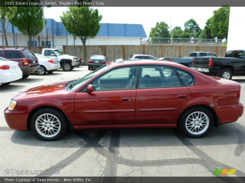  2003 Legacy L Sedan Regatta Red Pearl