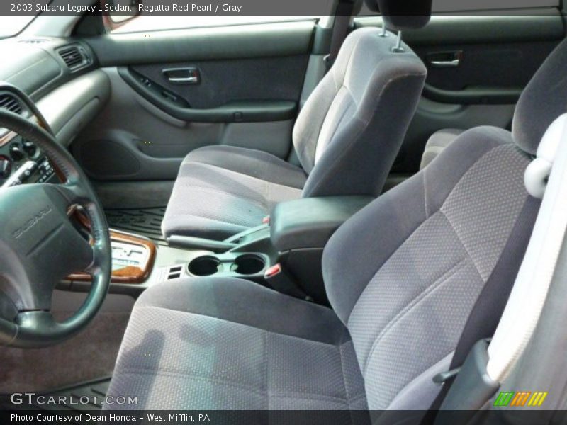 Front Seat of 2003 Legacy L Sedan
